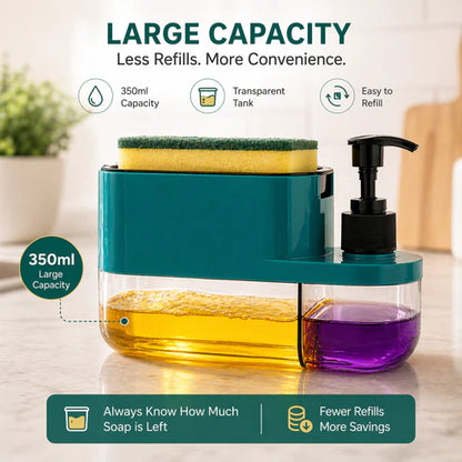 3-In-1 Dish Soap Pump Dispenser