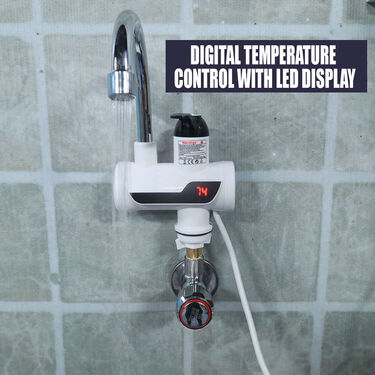 Instant Electric Water Heating Tap with Digital Display