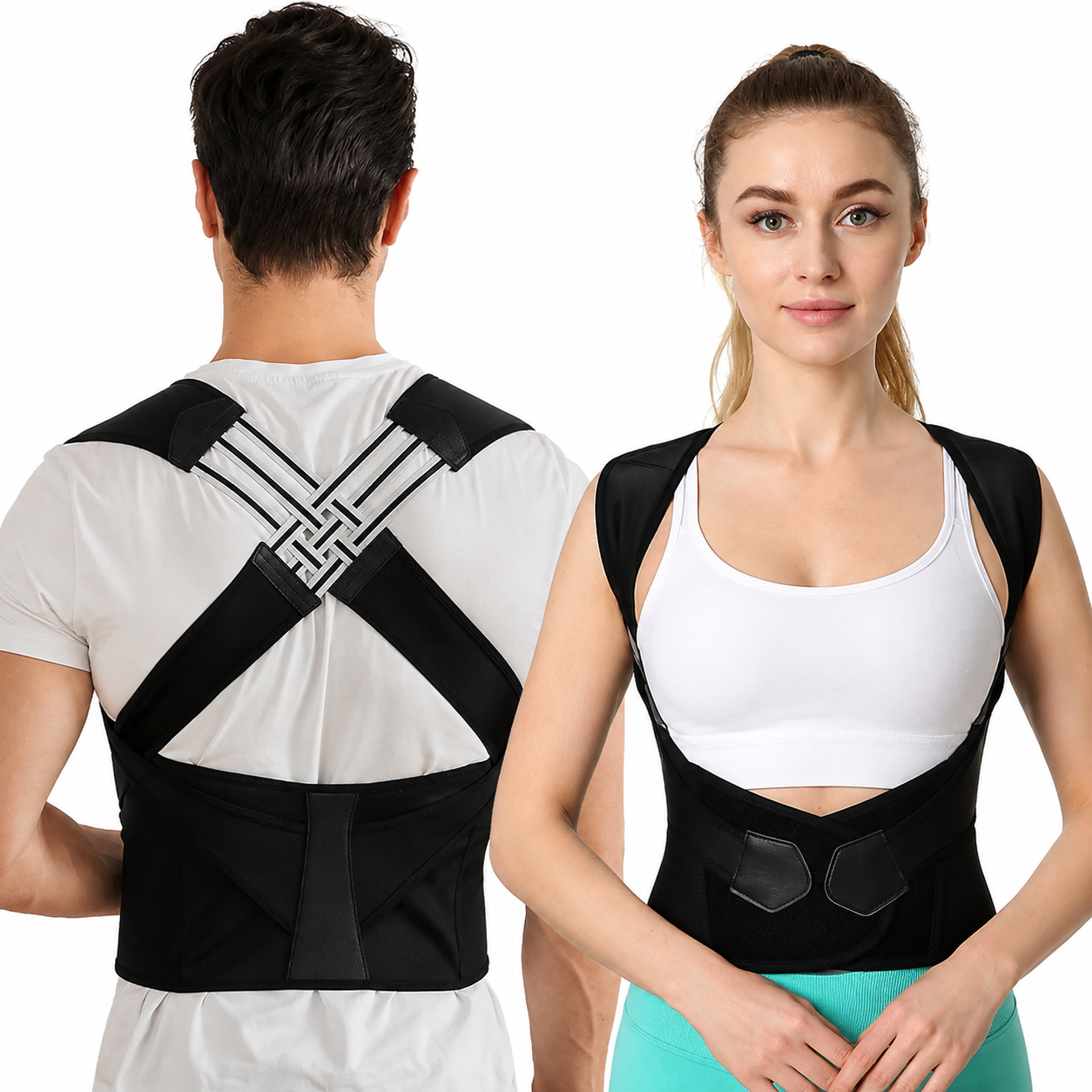 Adjustable Back Posture Corrector/ Slouching Relieve Pain Belt Men Women