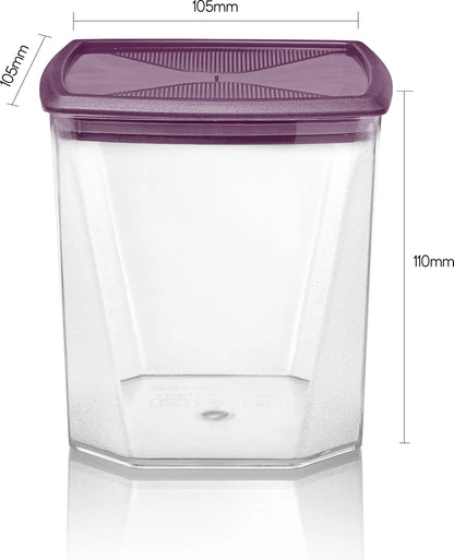 Diamond Airtight Kitchen Storage Container Set (Pack Of 6 )