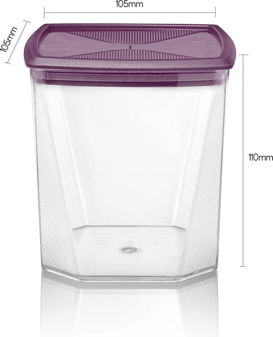 Diamond Airtight Kitchen Storage Container Set (Pack Of 6 )